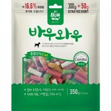 저지방 저칼로리 애견 혼합 영양간식 350g 반려견간식, 1개 - 바우와우혼합간식