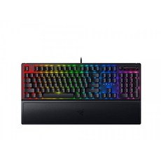 Razer BlackWidow V3 기계식 게임 키보드 : 노란색 기계식 스위치-선형 및 저소음-Chroma RGB 조명-소형 폼 팩터-프로그래, 단일상품, 단일상품
