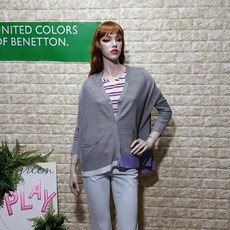 베네통 배색루즈가디건 BAKCA9431