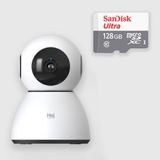 헤이홈 가정용 홈 CCTV 스마트 홈카메라 Pro, GKW-MC057A+128G, 1개