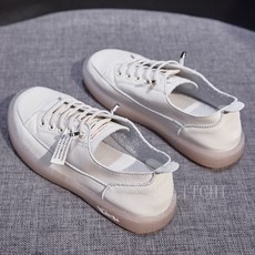 [PINK LITCHI]여성 가죽 운동화 스니커즈 베이직 단화 Ting511