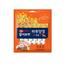 밥이보약 도그 하루양갱 간식 피모 28p, 224g, 7개
