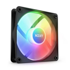 CPU NZXT F120 RGB 코어 - 120mm 허브 장착 팬 개별 주소 지정 가능한 LED 8개 반투명 블레이드 높은 정압 및 공기 흐름 조용한 작동 PWM 제어 CAM 소