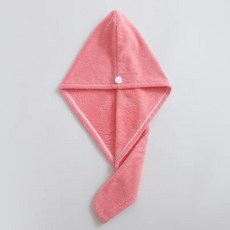 극세사 헤어 빠른 건조 건조기 수건 목욕 랩 모자 퀵 캡 터번, 1개