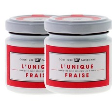 프랑스 꽁피튀르 파리지엥 Confiture Parisienne strawberry jam 유니크 딸기잼 100g, 2개