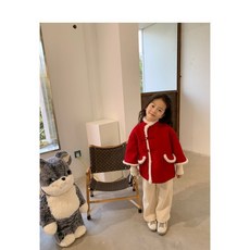 크리스마스 아동 산타레드코트