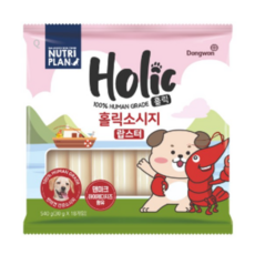  뉴트리플랜 동원 홀릭 소시지 랍스터 강아지 간식 18p, 랍스터 + 치즈, 540g, 2개 