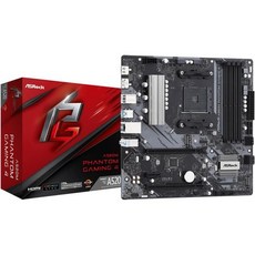 ASRock A520MITXAC 3세대 AMD AM4 Ryzen™미래 Ryzen™ 프로세서3000 및 4000 시리즈 프로세서 미니 ITX 마더보드 지원, Phantom Gaming 4