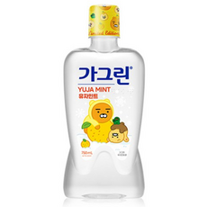 가그린 유자민트향 구강세정제, 7개, 750ml