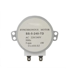 Galanz Midea LG 전자 레인지 동기 모터 턴테이블 SS5240TD 부품 AC 220V 50Hz 5rpm, 1개