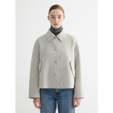 쉬즈미스 울 블렌드 노카라 핸드메이드 자켓 SWHJKO42030 백화점 아울렛 (4224286)