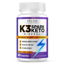 젤소 뉴트리션 K3 스파크 미네랄 캡슐 K3 Spark Mineral Pills 60정, 1개, 1개, 60캡슐
