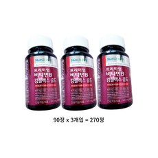 뉴트리디데이 프리미엄 비타민B 컴플렉스 골드, 270정, 2개