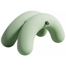 EVERY THINK 雲朵趴趴枕 Y2S, 尺寸486x189x90mm, 尼龍75% 彈性纖維25%, 聚氨酯記憶棉, 綠色, 1個