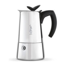 [영국직배송] BIALETTI 비알레띠 무사 누 오바 4 컵 에스프레소 메이커 스테인레스 스틸