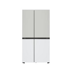 [엘지전자] ○[832L] 디오스 오브제컬렉션 양문형 냉장고 그레이/화이트 (S834MGW