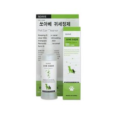 쏘아베 귀 세정제 120ml 강아지 고양이 귀세정제 국산 x 6개 자연과학적 방법 귓속 - 하이포닉귀세정제