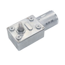 JGY 370 12v DC 전기 모터 24 볼트 웜기어 모터|직류 전동기|, 1개, 6V, 90rpm