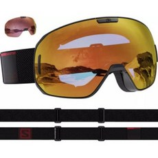 솔로몬 Salomon S/Max Sigma 스키 고글(검은색/빨간색) 2020/21 모델