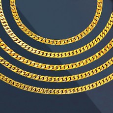 순금면체인목걸이