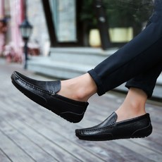 남자로퍼 봄 가죽 로퍼신발 신발빅사이즈 흰색슈즈 남성의