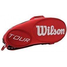 Wilson Unisex Mens Womens Ladies Racquet Tour Mold 9Pk Bag Storage, 단일옵션