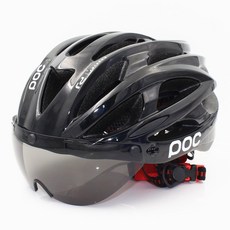 POC raceday로드 라이딩 자전거 남자 여자 자전거 헬멧 백 라이트 마운틴로드 Ciclismo 사이클링 헬멧 안전 캡 렌즈|자전거 헬멧|