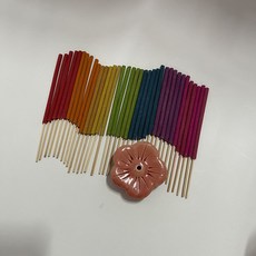 [제이아로마향] 태국 천연아로마 인센스스틱 향초 100개  2종 향