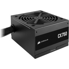 CORSAIR CX750M 80 PLUS 브론즈 반모듈형 저소음 ATX 750와트 전원공급장치 NA 블랙, Non Modular_750 Watts, 1개