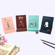 [2개묶음 할인]세계문학 마그넷 스마트 스탠드 (4Types) CK-28804 스마트키키 비숑 거치대 홀더, 빨간머리앤