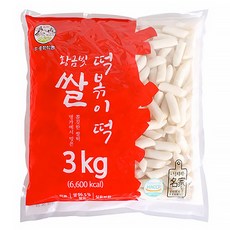 Szmart 슈퍼마켓 식당쌀떡 황금빛 쌀떡볶이 3kg(20인분) X 4개입