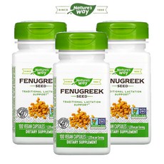 [늘품] 네이처스웨이 호로파 씨 610mg 100개입 3개 Fenugreek Seed, 100정