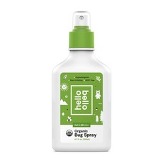 유아 야외활동케어연고 헬로 벨로 세이프 이펙티브 오가닉 버그 스프레이 200 ml Safe Effective Organic Bug Spray 6.7 fl oz 유기농 벌레 퇴치