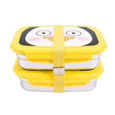 펭수 도시락 [김밥스텐2단밴드세트-6266] [N0353], 1개