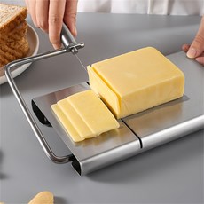 1pc 이 스테인리스 치즈 슬라이서와 커터로 치즈 버터 햄을 쉽게 자릅니다, 1개