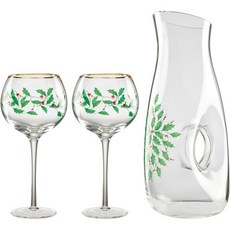 Lenox레녹스 849606 홀리데이 4피스 아이스 음료 글라스 세트, 13-Piece Glassware Set, 1개