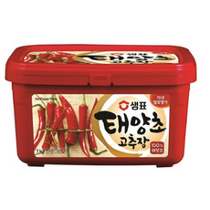 샘표 태양초고추장 맛있는 덜매운 고추장 1kg, 2개