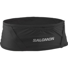 살로몬러닝벨트 러닝벨트 Salomon Pulse Belt 남녀공용 꼭 맞는 핏 기능성 다용성, 검은색, 1개