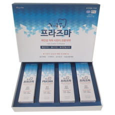 N-47 프라즈마 기능성 시린이 구취제거 충치예방 잇몸 질환 입냄새 치약 (150g x 4개), 4개, 150g