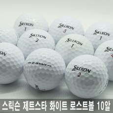 스릭슨 제트스타 화이트 30알 A급 로스트볼