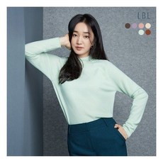 [LBL] ● 20FW NEW 퓨어 듀베 캐시미어100 반하이넥 홀가먼트 니트