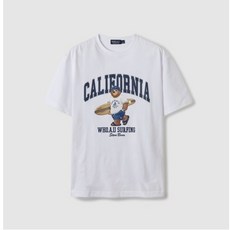 [NC수원터미널점]후아유 남여공용 Steve Photo T-Shirt / WHRPE2424U