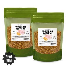 여왕벌의 영양 비폴렌 벌화분 500g 2팩1kg, 1개, 기본