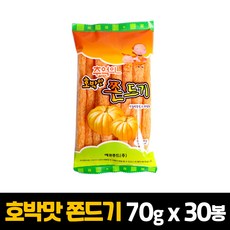 에코푸드 호박맛 쫀디기 (설탕) 70g, 30개
