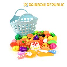 I에이블이지쇼핑몰I시장바구니 깍둑썰기놀이 40PCSㅡ물류센터 직배송, 상세이미지 체크
