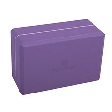 [미국] Hugger Mugger 4 in. Foam Yoga Block, Purple