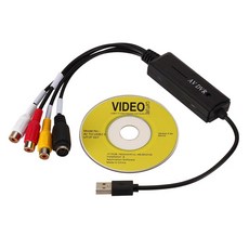 비디오테이프 변환 비디오 테이프 USB 플레이어 동영상 파일 vhs to digital converter usb 2.0 video converter audio capture, 비디오 변환기 * 1개