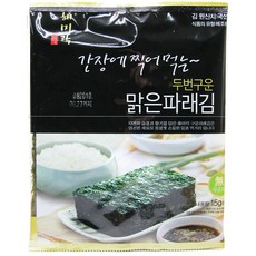 청해수산 두번구운 해미락 맑은 파래김 15g이상 100개, 15g