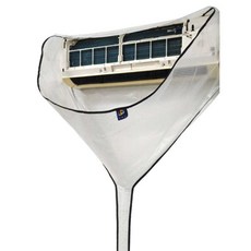 벽걸이 에어컨 가대 셀프 청소 커버 방수포 물받이 방수 커버 물청소 세척가대 덮개 원룸, 1. 파란색, 1. 파란색