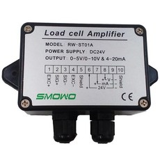 SMOWO RW-ST01A 전자 저울 계량 신호 송신기 스트레인 게이지 로드 셀 증폭기 0 ~ 5V 10V 2 24MA